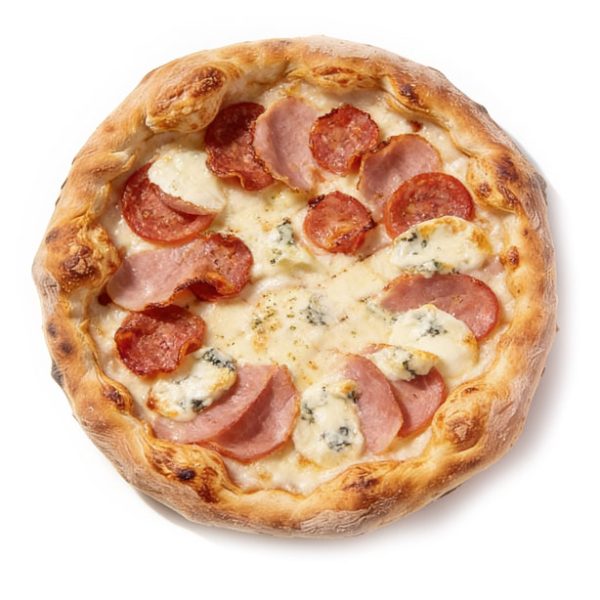 Pizza Salami hinterschinken Gorgonzola