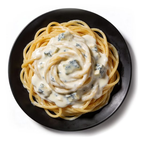 Spaghetti mit Gorgonzola Rahmsauce
